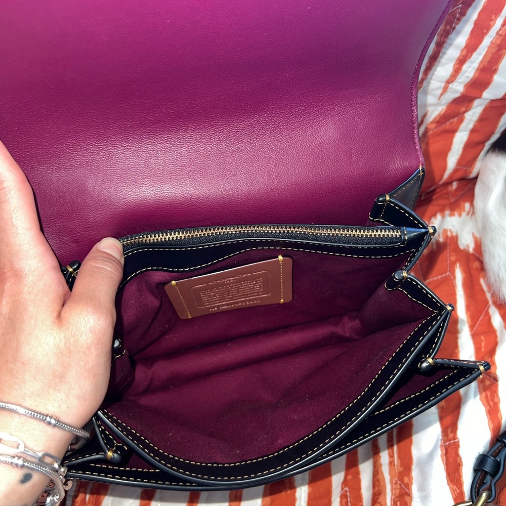 Coach Signature Riley Top Handle - Picture 7 of 15